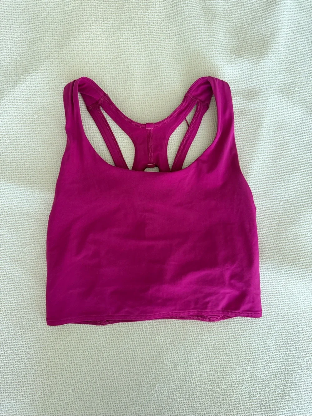 lululemon Stash It Bra in Bright Raspberry Pink Built In Bra